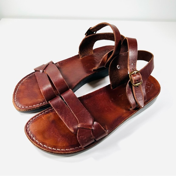 Holy Land Market Other - Holy Land Market Camel Brown Biblical Jesus Leather Nativity Jerusalem Sandals
